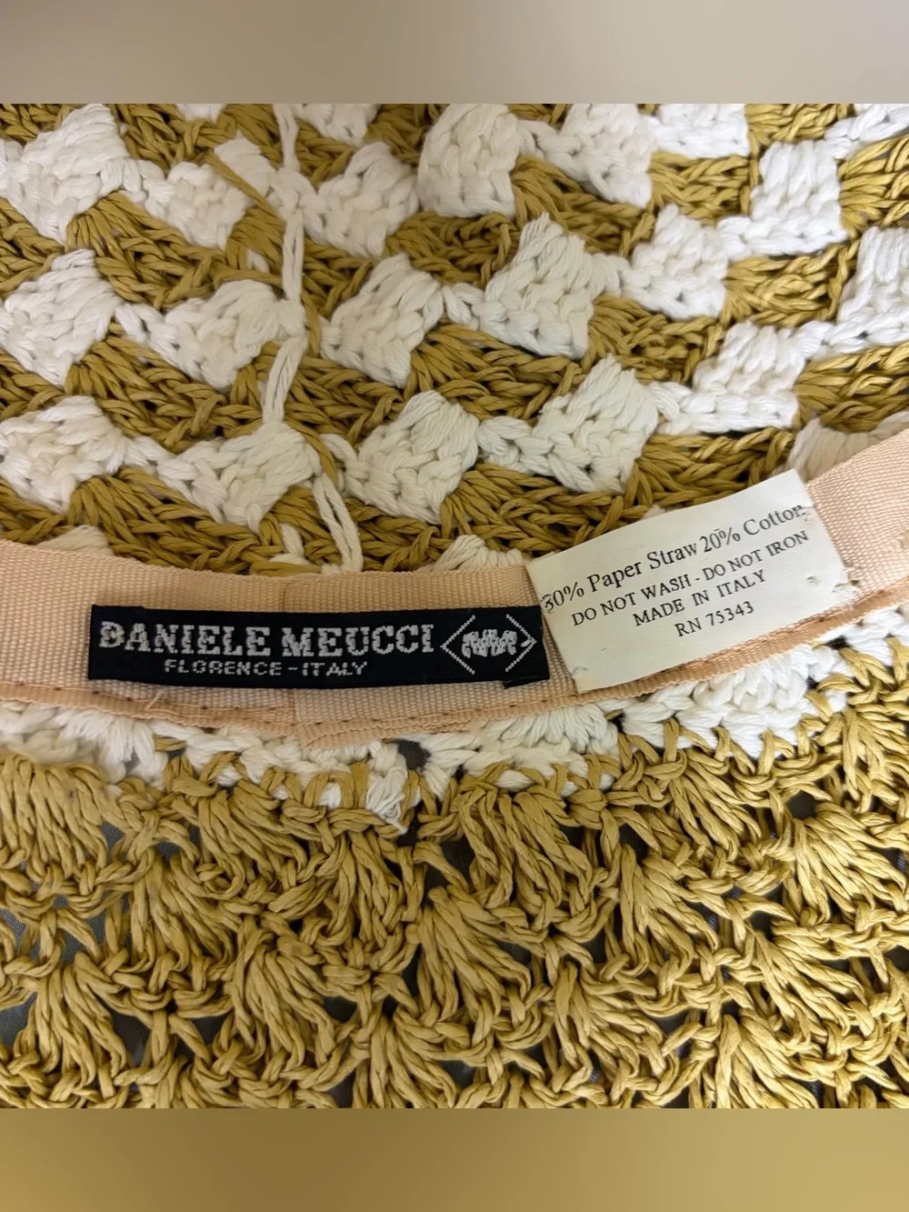 Daniele Meucci | Italian Crocheted Bucket Hat